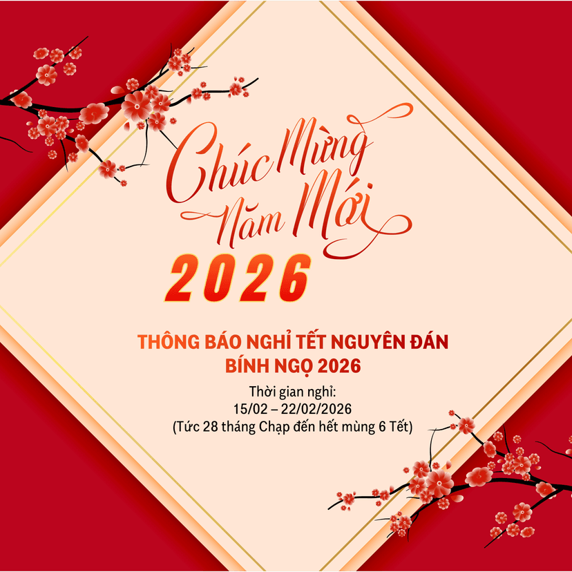 ANNOUNCEMENT: LUNAR NEW YEAR HOLIDAY 2026