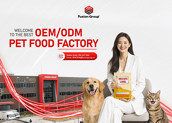 Comprehensive OEM & ODM Pet Food Solutions at Fusion Group’s Advanced Manufacturing Facility