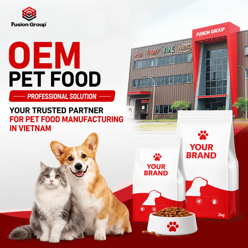 OEM Pet Food Factory: Reliable Pet Food Manufacturing Solutions in Vietnam