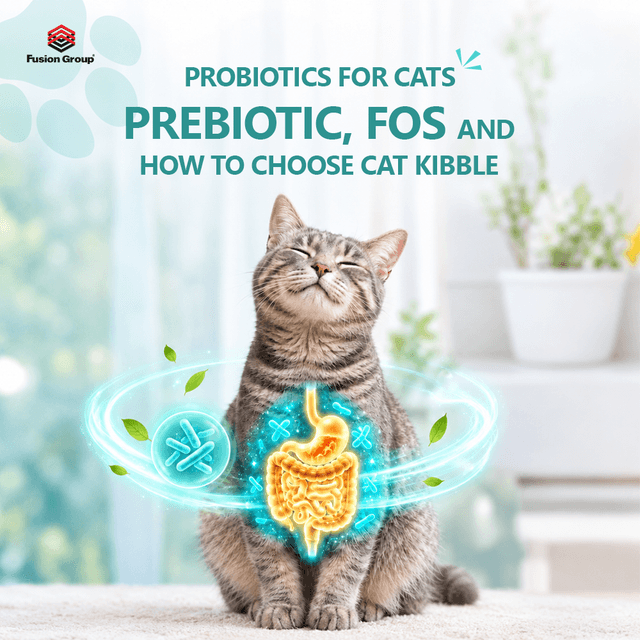 Probiotics for Cats: Prebiotics, FOS, and How to Choose Cat Kibble