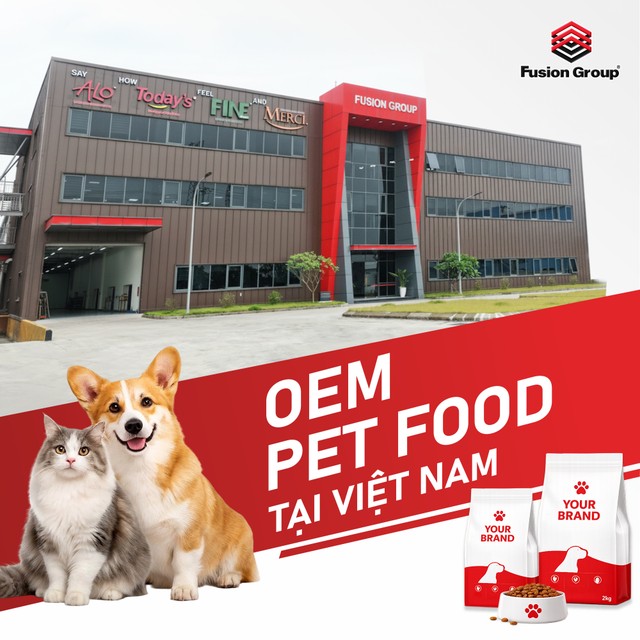 Gia công thức ăn thú cưng OEM/ODM tại Việt Nam: Giải pháp phát triển thương hiệu riêng