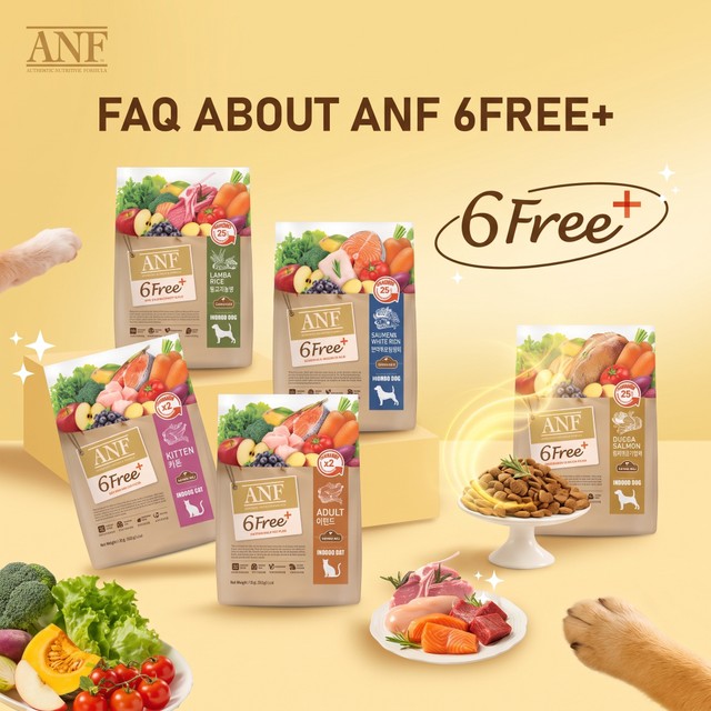 FREQUENTLY ASKED QUESTIONS ABOUT ANF 6FREE+ PREMIUM PET FOOD