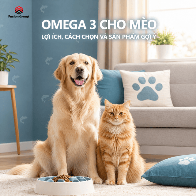 Omega 3 Cho Mèo: Lợi Ích, Cách Chọn Và Sản Phẩm Gợi Ý