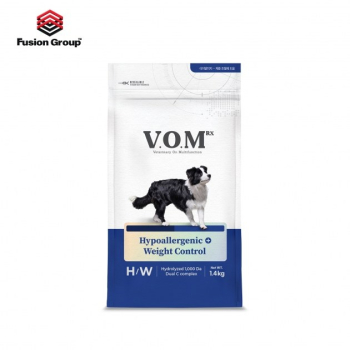 (1.4kg) V.O.M RX H/W - Hỗ trợ kiểm soát cân nặng và chống dị ứng cho chó