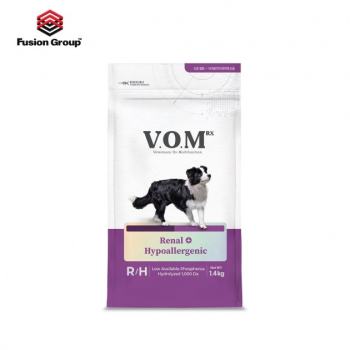 (1.4kg) V.O.M RX R/H - Hỗ trợ trị liệu thận và chống dị ứng cho chó